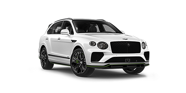 Bentley Kuwait Bentley Bentayga Speed SUV in Snow Quartz Pearlescent by Mulliner white paint