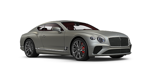 Bentley Kuwait Bentley GT Speed coupe in Extreme Silver paint front 34